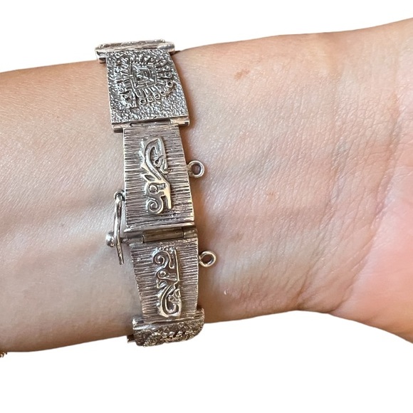 925 Sterling Silver Story Telling Bracelet - Picture 4 of 8